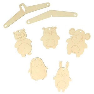 Mobile en bois à décorer - adorable