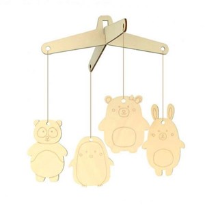 Mobile en bois à décorer - adorable