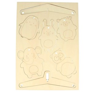 Mobile en bois à décorer - adorable