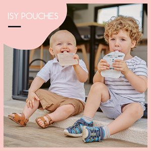 Gourdes réutilisables isy'pouches x 20