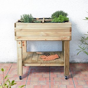 Kit potager + table de préparation