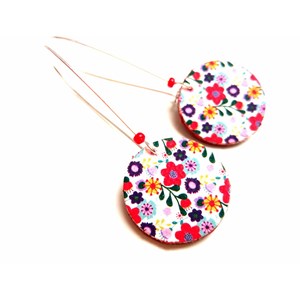 Dormeuses cuir imprimé liberty