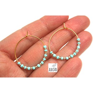 Anneaux minimalistes bijou fin mint