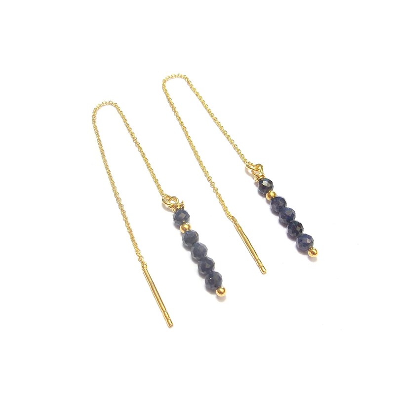 Andrea Chereau - Boucles d'oreilles saphir