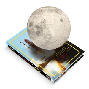Globe lune en lévitation moonflight 1969