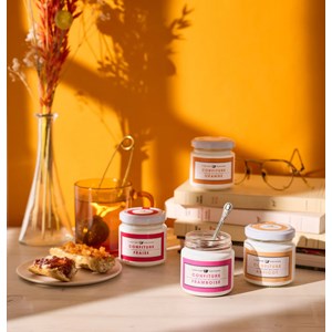 Coffret confitures framboise orange