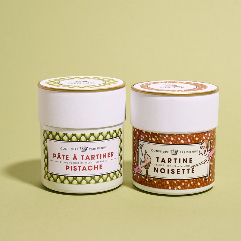 Coffret à tartiner noisette pistache