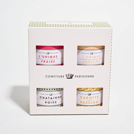Coffret Confiture Parisienne best 4x100g