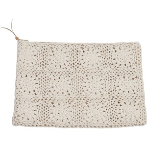 Pochette ordinateur crochet