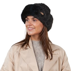 Barts fur cable bandhat - noir Noir