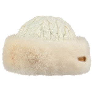 Barts fur cable bandhat - blan Blanc