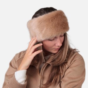 Bandeau barts fur - marron Marron
