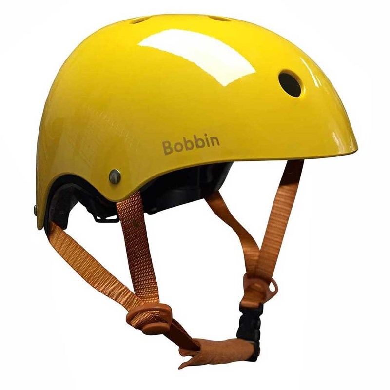 Bobbin - Casque vélo jaune brillant bobbin