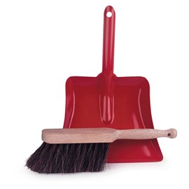 Pelle et balayette rouge