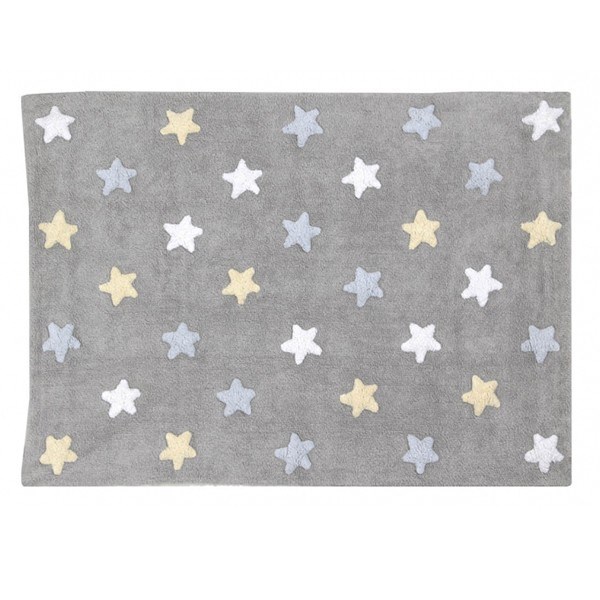 Tapis étoiles multicolore - 120 x 160