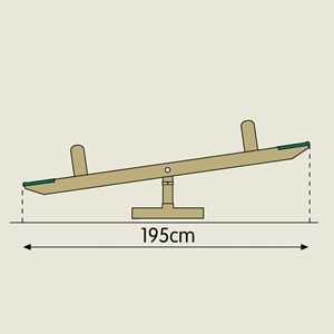 Trébuchet à bascule rotatif