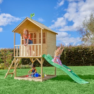 Maisonnette cabane sur pilotis avec tob