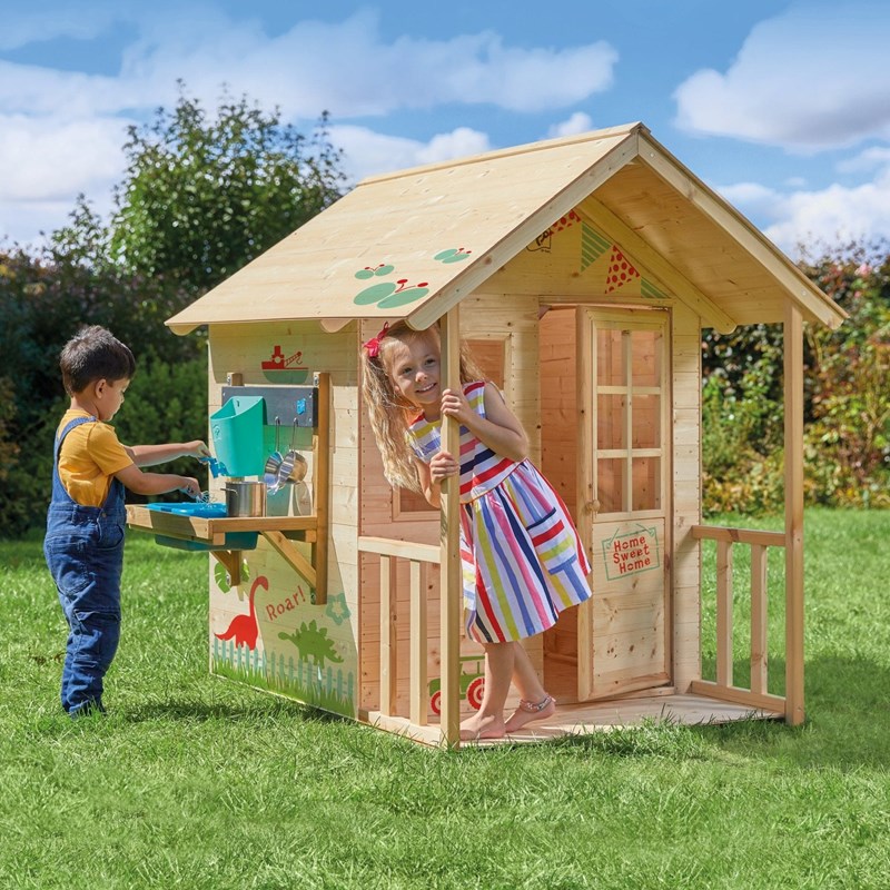 Maisonnette cabane enfant chalet + cuis
