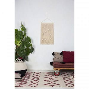 Tapis bereber burgundy beige 140 x 200
