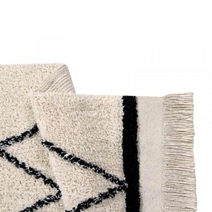 Tapis bereber crisscross beige 140 x 210