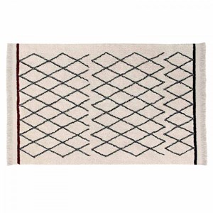 Tapis bereber crisscross beige 120 x 170
