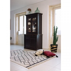 Tapis bereber crisscross beige 120 x 170