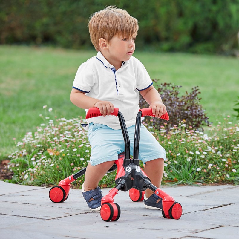 Porteur enfant pliable 4 roues