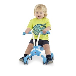 Porteur enfant pliable 4 roues