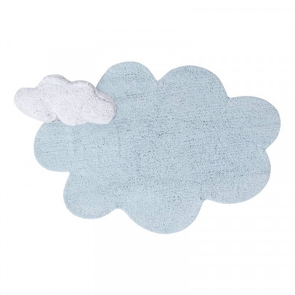 Tapis puffy nuage bleu 110 x 170