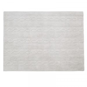Tapis braids gris perle 120 x 160