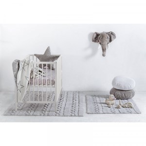 Tapis braids gris perle 120 x 160