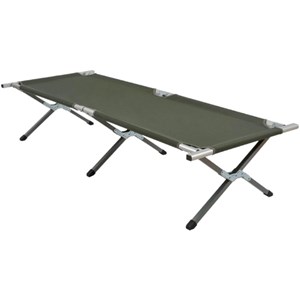 Lit de camp en aluminium - vert