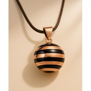 Bola de grossesse breton email noir