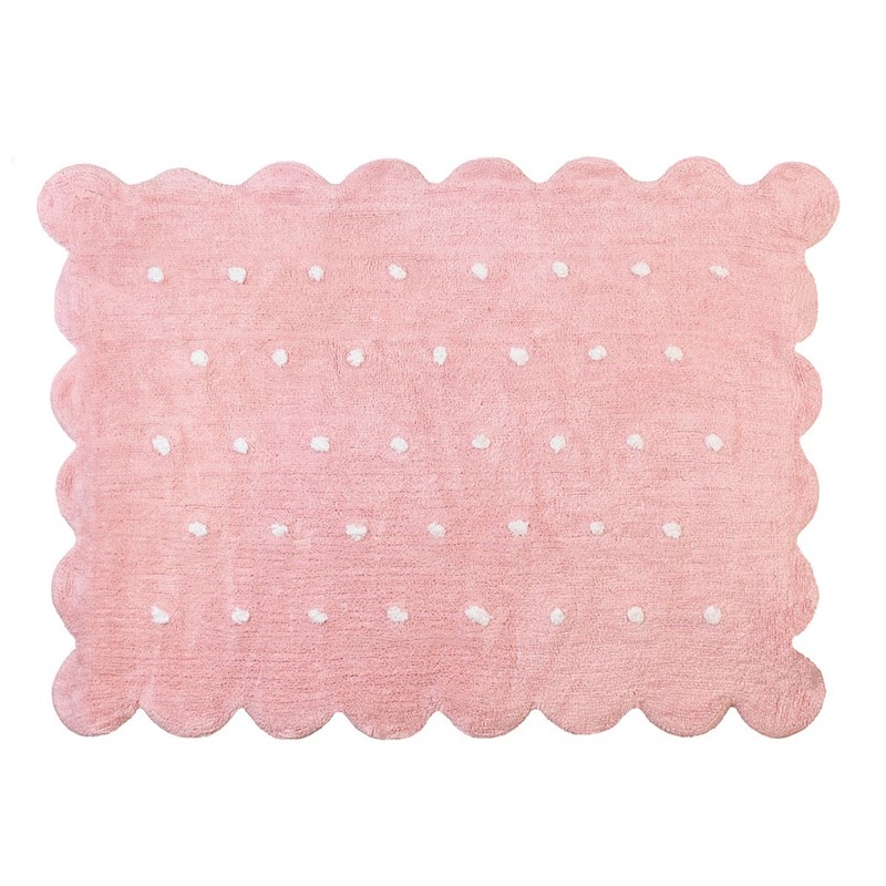 Tapis enfant coton biscuit