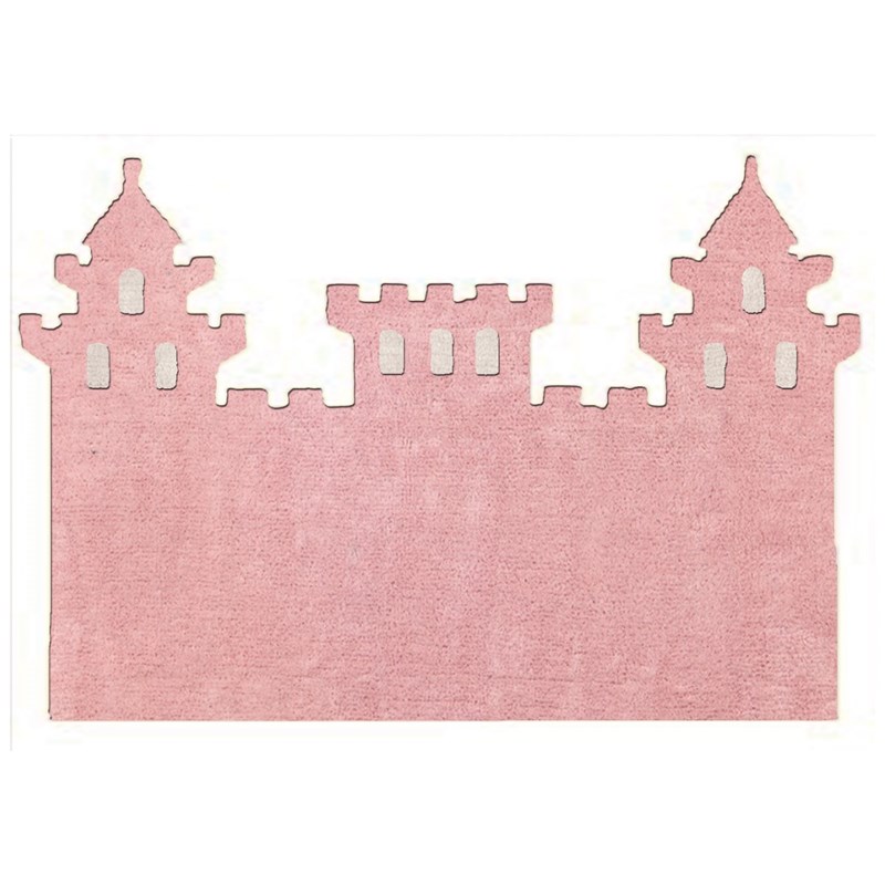 Tapis enfant coton château