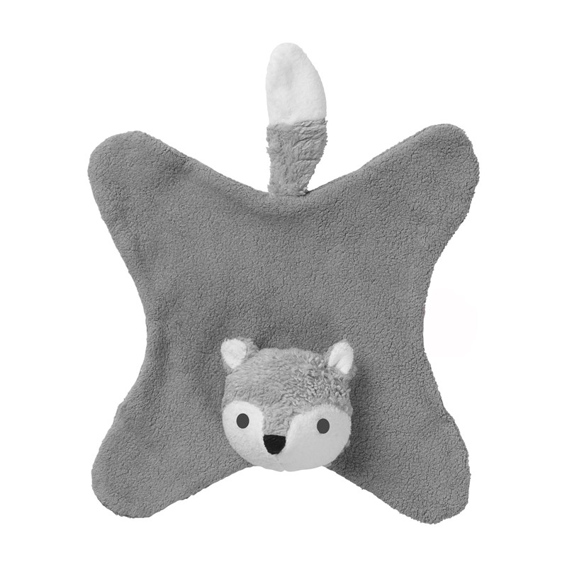 Doudou 'anika' renard gris