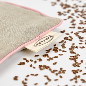 Bouillotte de sakura en lin naturel