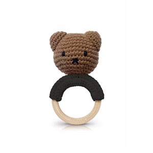 Hochet boris crochet marron