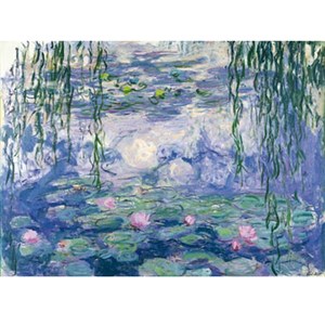 Nymphéas et saule de monet
