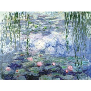 Nymphéas et saule de monet