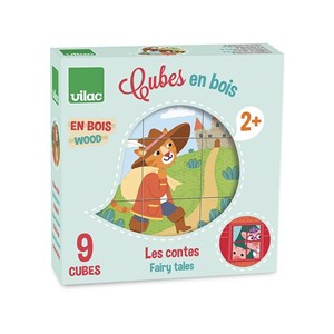 Cubes en bois - les contes