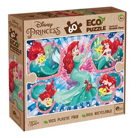 Puzzle 60 pcs double face little mermaid