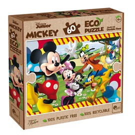 Eco-puzzle 60pcs doubleface mickey mouse