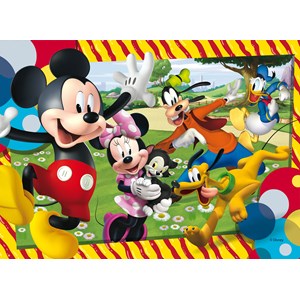 Eco-puzzle 60pcs doubleface mickey mouse