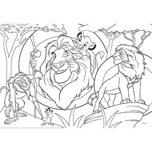 Puzzle 24 pcs double face disney classic
