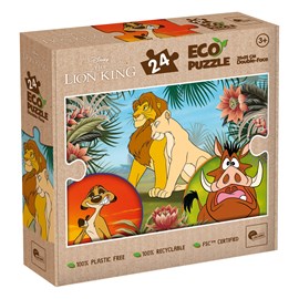 Puzzle 24 pcs mini double face lion king