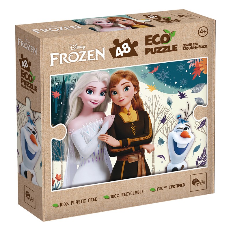 Ecopuzzle 48pcs mini double face frozen