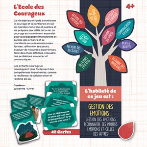 Life skills  cartes enfants courageux