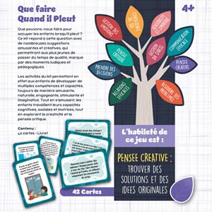 Life skills jeu de cartes quand il pleut