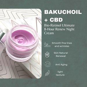Crème nuit bakuchiol + cbd 50ml